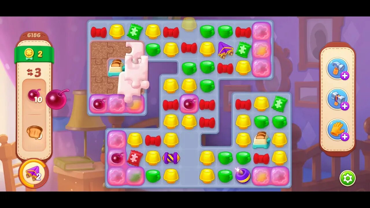 Playrix Homescapes Gameplay Walkthrough Level 6186