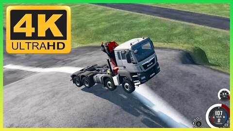 TruckFails | Cars vs Giant Bulge + Trucks Man TGS vs Giant Bulge #177 | BeamNG.Drive |TrucksFails