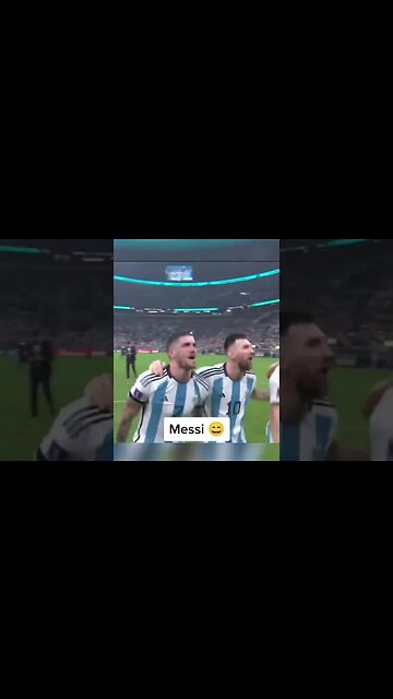 messi laughs #messi #argentina #worldcup
