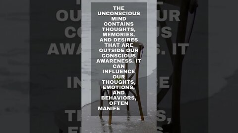 How does unconscious mind influence thoughts and behaviors #psychology #shorts #subscribe