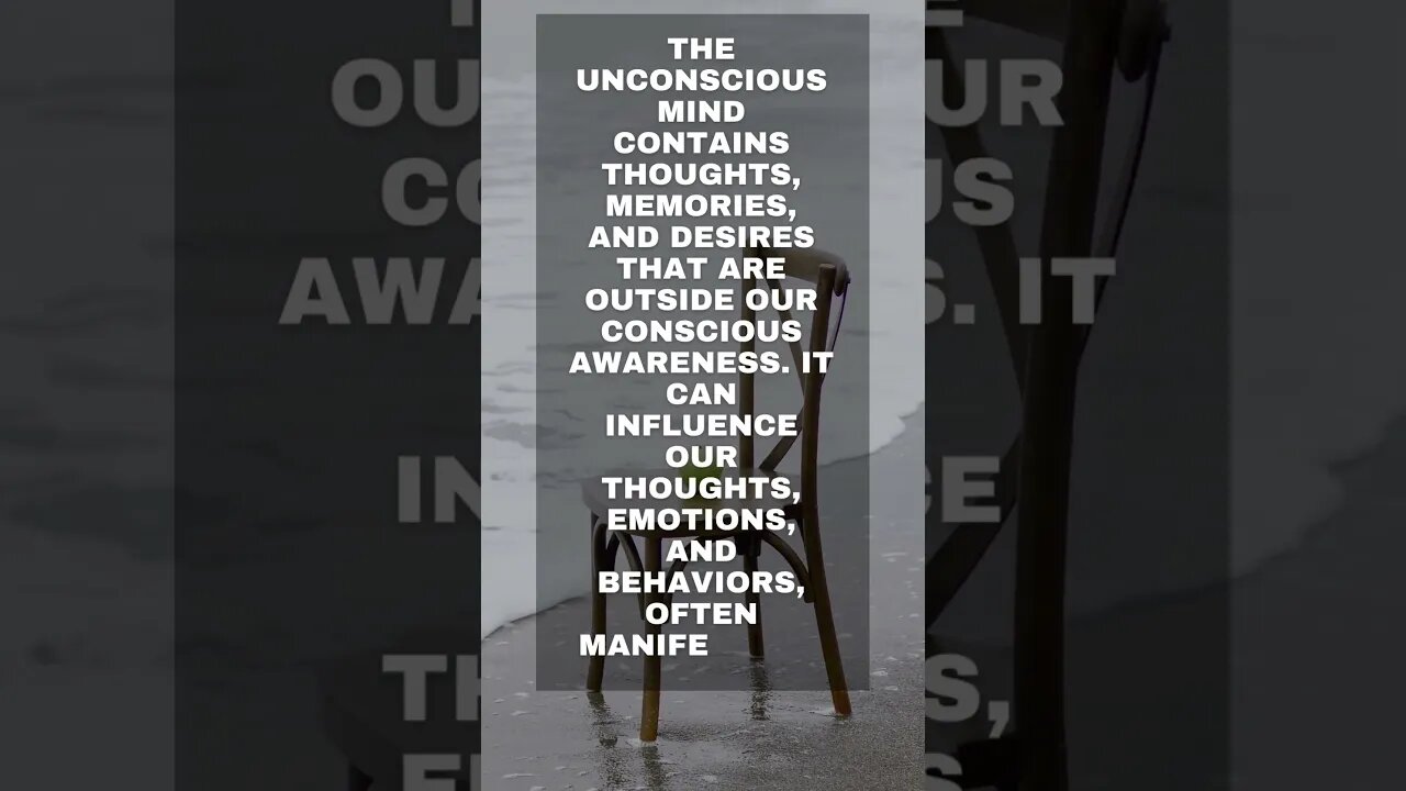 How does unconscious mind influence thoughts and behaviors #psychology #shorts #subscribe