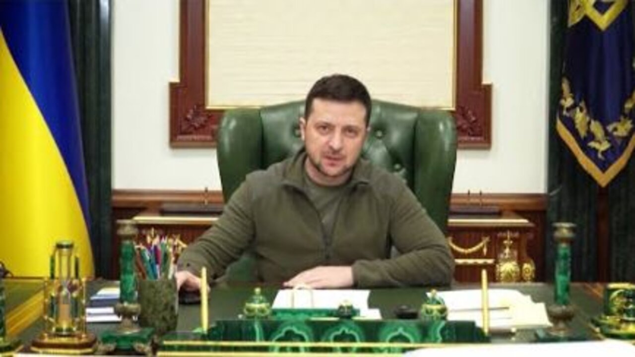 Zelenskyy Bravely Reveals He’s Still in Presidential Palace