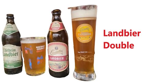 Eifelbräu Bitburger & Einsiedler Landbier double Both 5.0% ABV Something different LOL