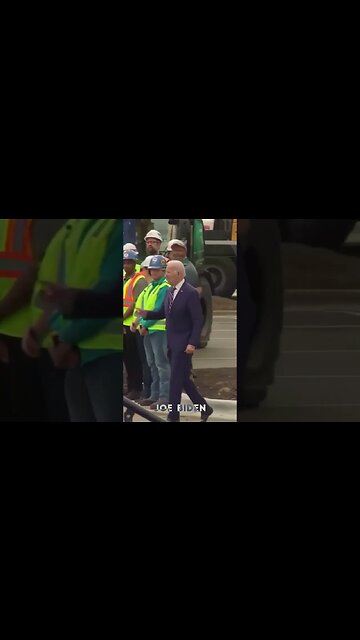 Joe Biden, Makes A Triumphal Exit... The Wrong Way