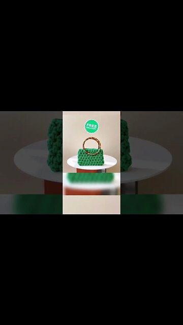 Circular Bamboo Knot Hollowed-out Hand Woven Bag #shorts #fashion #lifestyle #bag