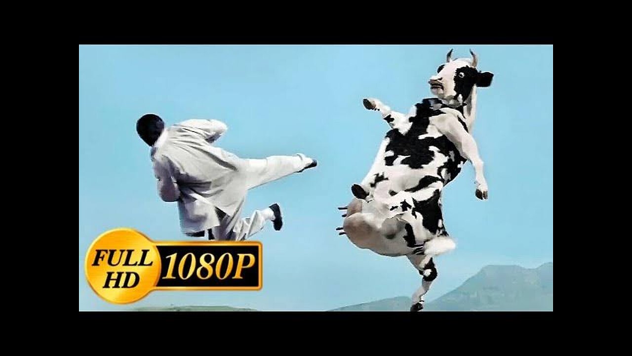 Hilarious cow fight scene HD 🤣 😂