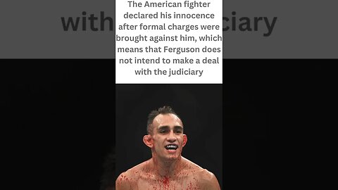 Tony Ferguson declines to enter a guilty plea. #short