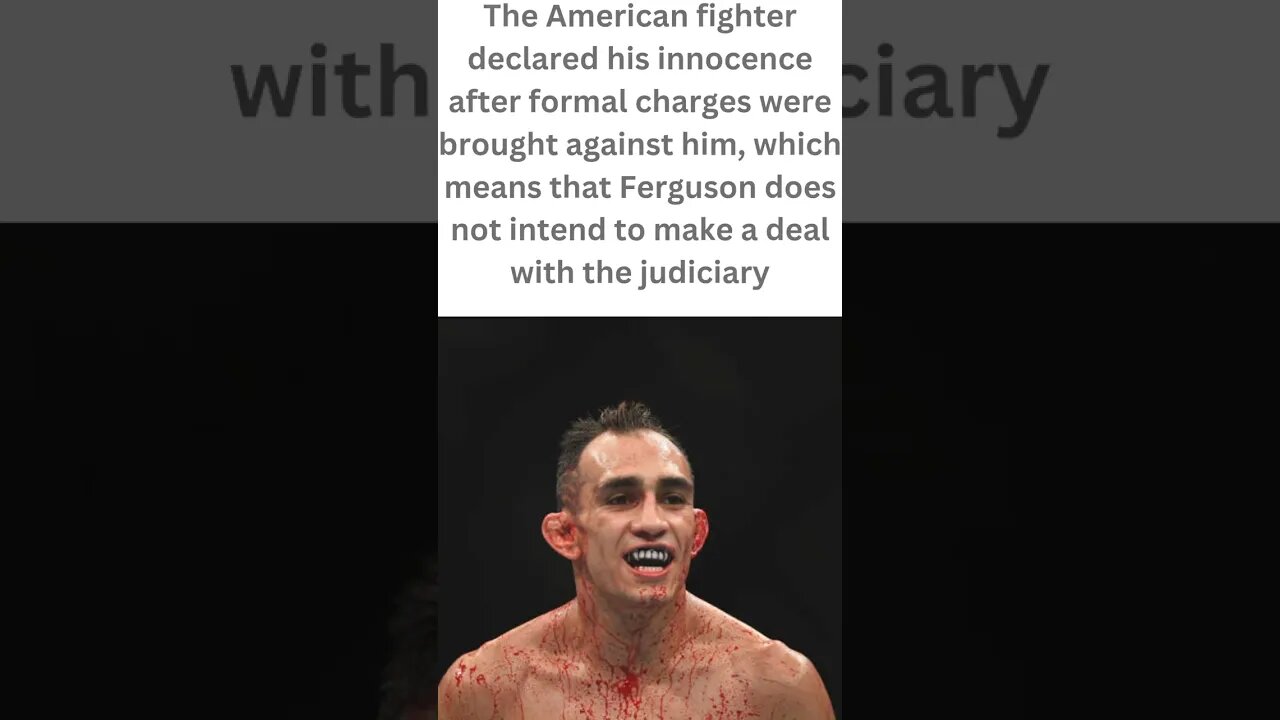 Tony Ferguson declines to enter a guilty plea. #short