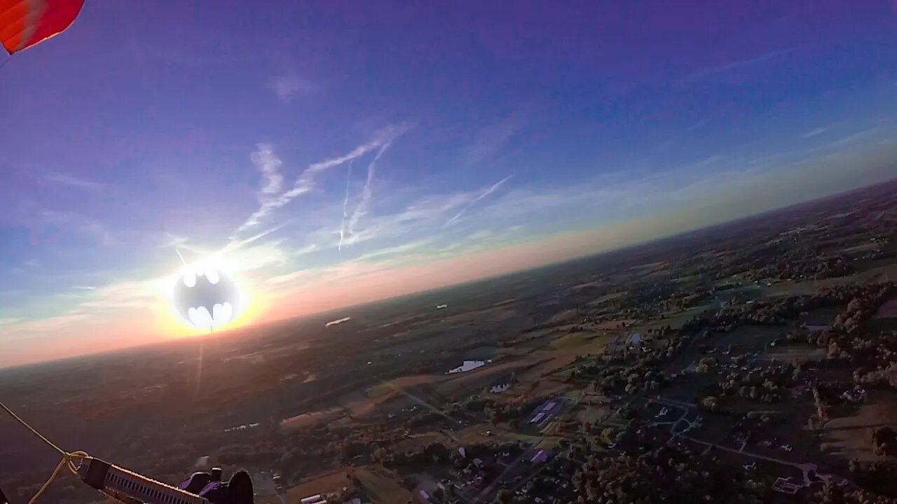 Taking off like Batman?