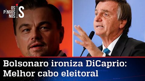 DiCaprio tenta atacar Bolsonaro, mas toma invertida do presidente no Twitter