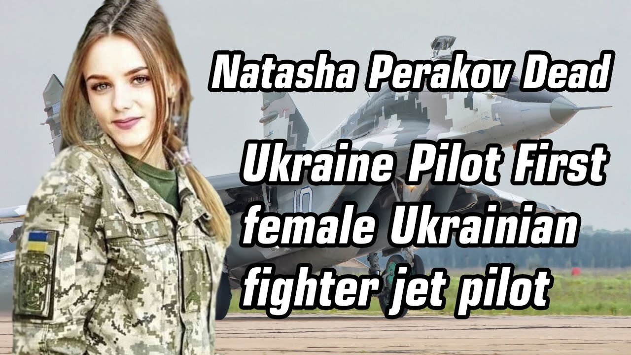 Natasha Perakov Ukraine Pilot First female Ukrainian fighter jet pilot