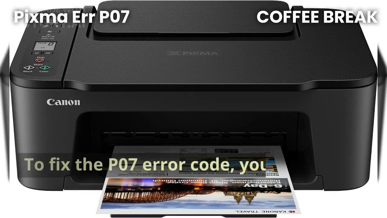 Printer Canon Pixma TS3440 (and series) Code P07 Error Causes and Possible Solutions (2023)