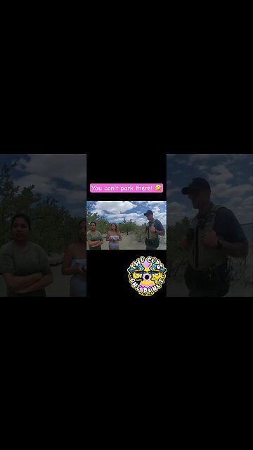 You won’t believe where they parked! #police #beach #parking #funny #fyp #shorts #trending #viral