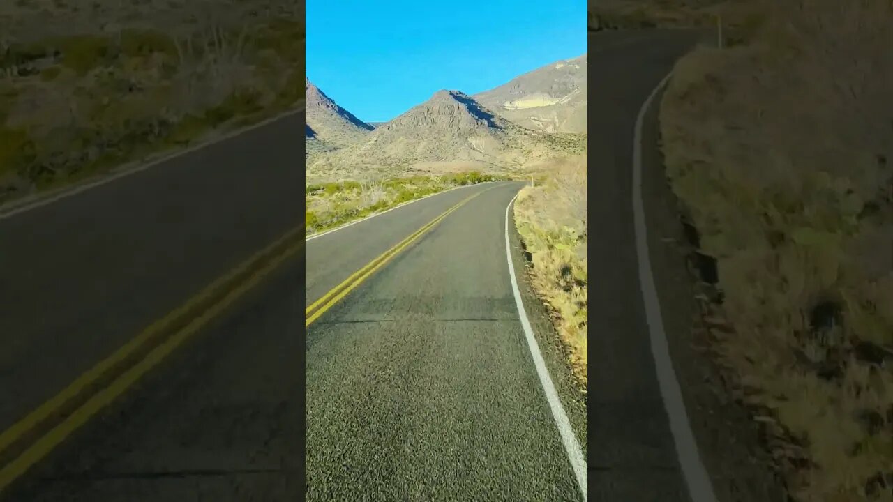 Driving through Big Bend National Park enjoying the scenery #shorts #vanlife #travel #trending #usa