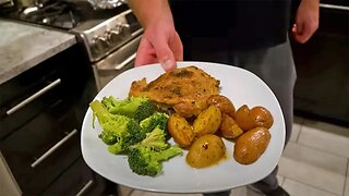 Super Simple Sheet Pan Chicken and Potatoes