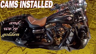 Installing S&S MR103C cams in a 103" Harley Dyna - Random Garage