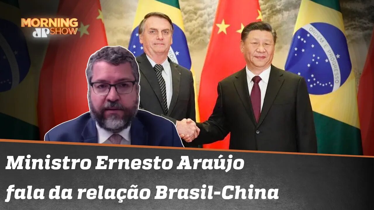 Temos uma relação construtiva com a China | Ernesto Araújo