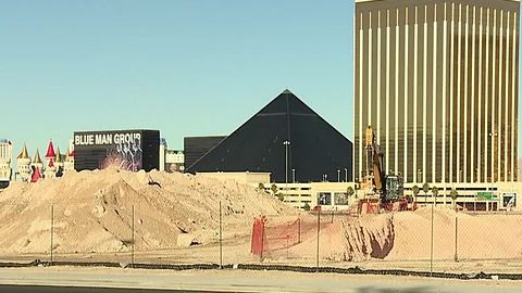 Pre-construction testing begins at Raiders Stadium site