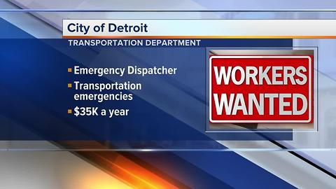 Workers Wanted: City of Detroit hiring