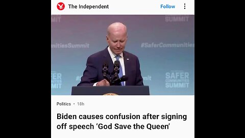 Another Biden Great Speech.....Lmao