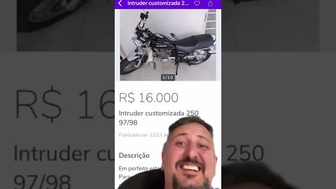 Suzuki intruder 250 MADMax por 16 pila não dá papai #shorts