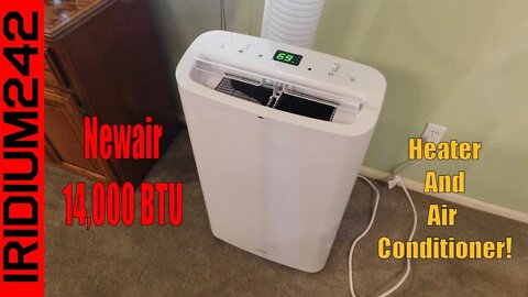 Emergency Cooling: Newair 14,000 BTU Portable Air Conditioner And Heater! NAC14KWHH2
