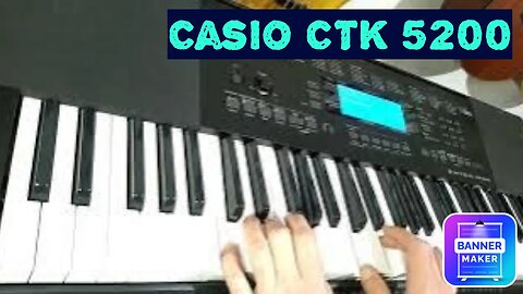 Sonoridade do teclado Casio CTK 5200