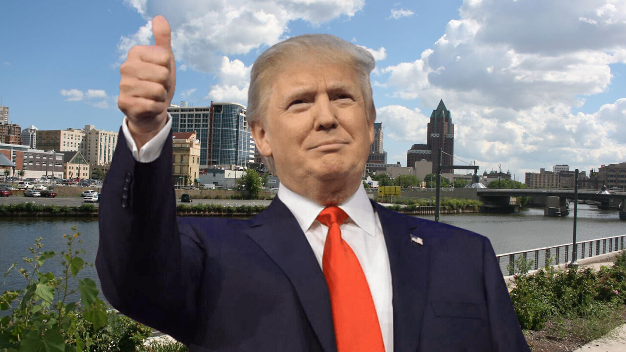President Donald Trump Speaks In Waukesha, Wisconsin