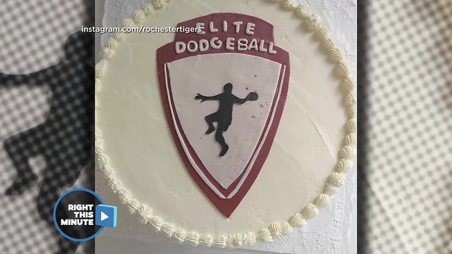 Newlyweds Play Dodgeball During Wedding Reception