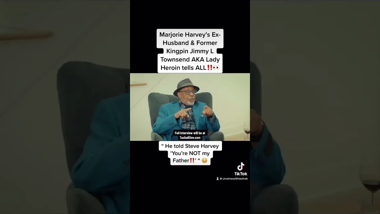Majorie Harvey’s aka Lady Herion Ex-Husband Jimmy L. Townsend Tells All to Tasha K! TashaKLive.com