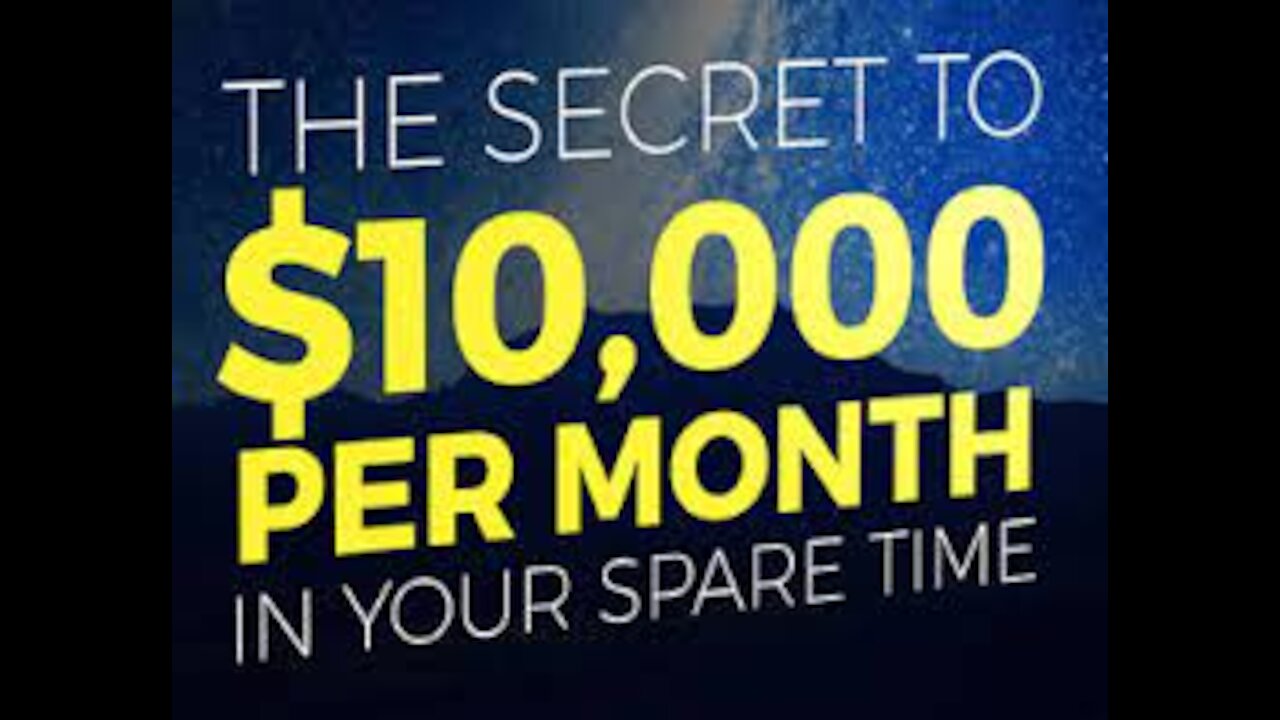 The Secret to Earn $10,000 Per Month