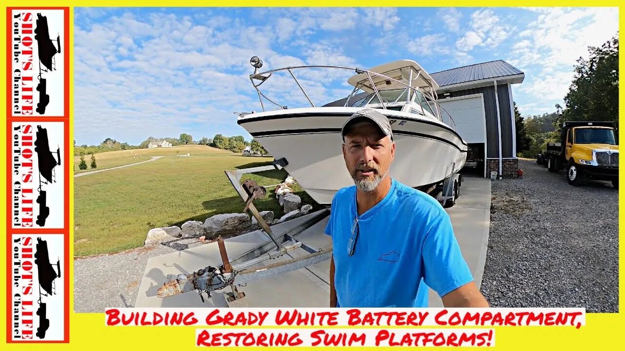 Building Grady White Battery Compartment Covers and Swim Platforms | EPS70 | $10 Boat | Shots Life