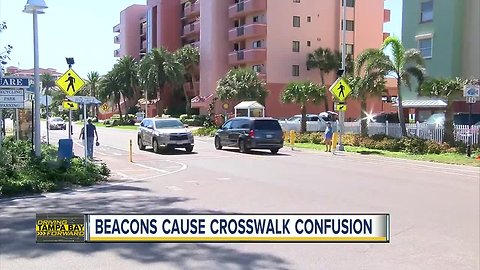 Flashing pedestrian crossings confuse walkers and drivers