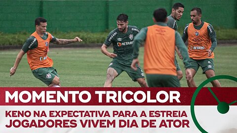 LUZ, CÂMERA, AÇÃO! JOGADORES GRAVAM CHAMADAS PRO CARIOCA EM MAIS UM DIA DE TREINO EM TEMPO INTEGRAL