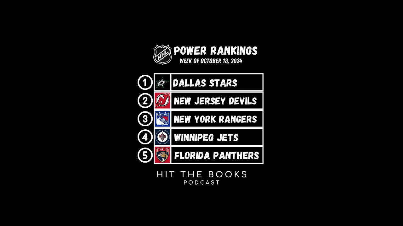 The first NHL Power Ranking of the 2024-2025 season is here! Did your team make our top 5?