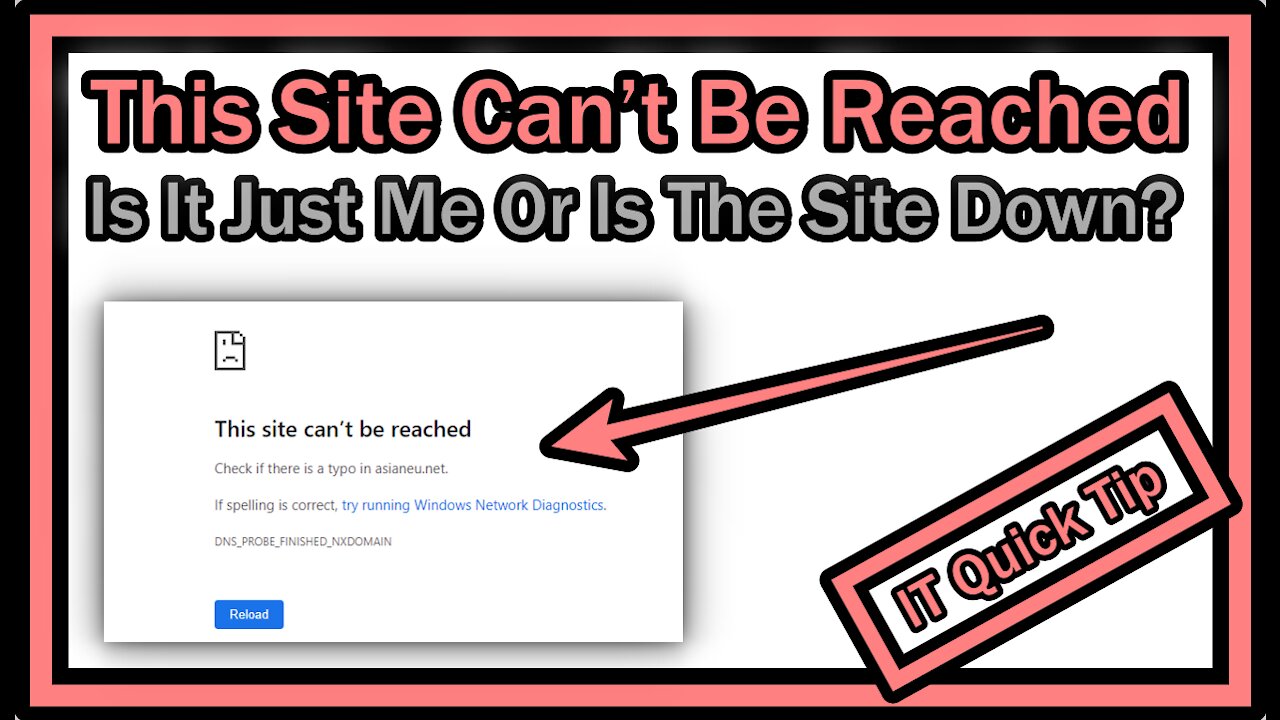 This Site Can’t Be Reached - Which Websites Can Help to Check If the Site Is Really Not Working?