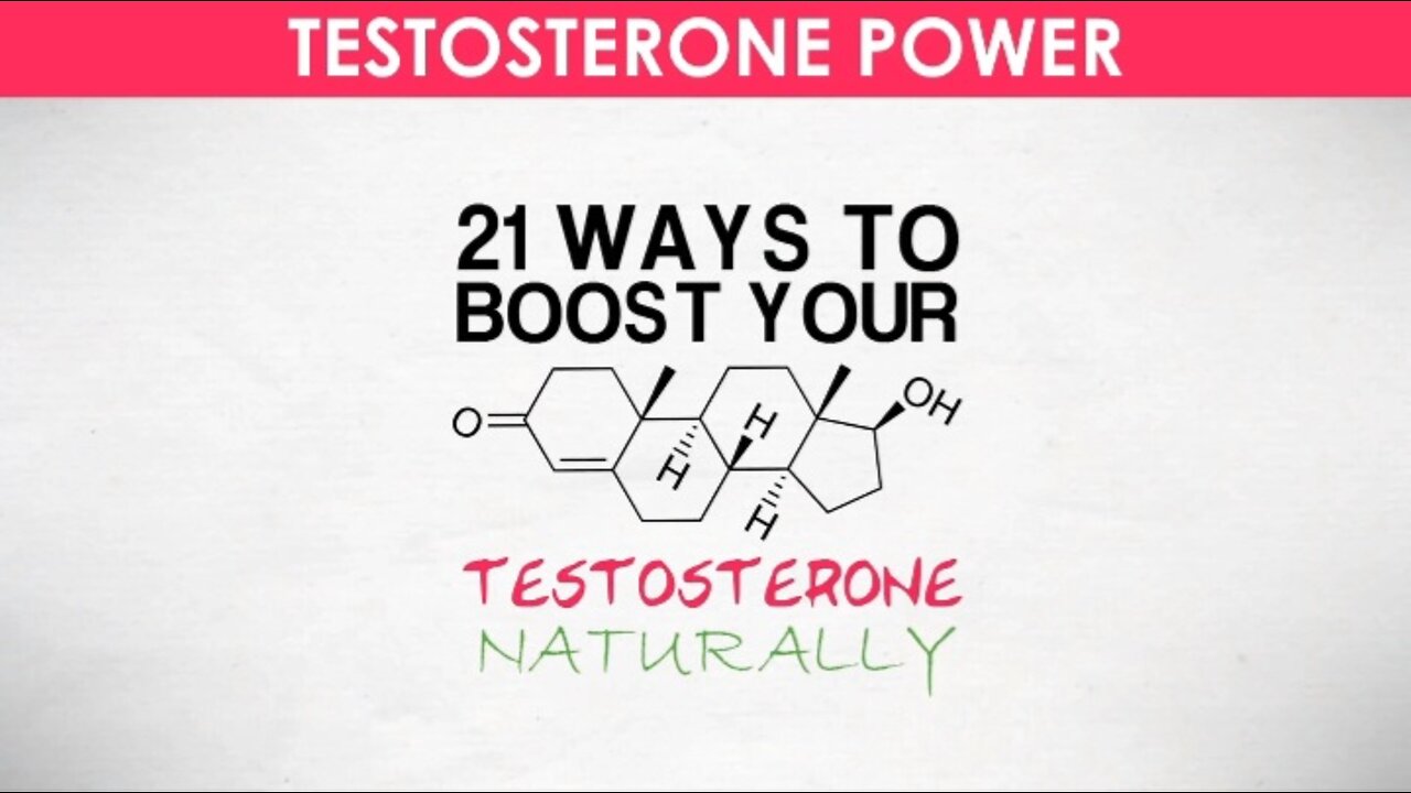 How to Increase Testosterone Naturally For Men ➡️ 21 Ways