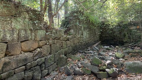 Huge Stone Ruins - Discovered On A Forest Trail By The Saluda River