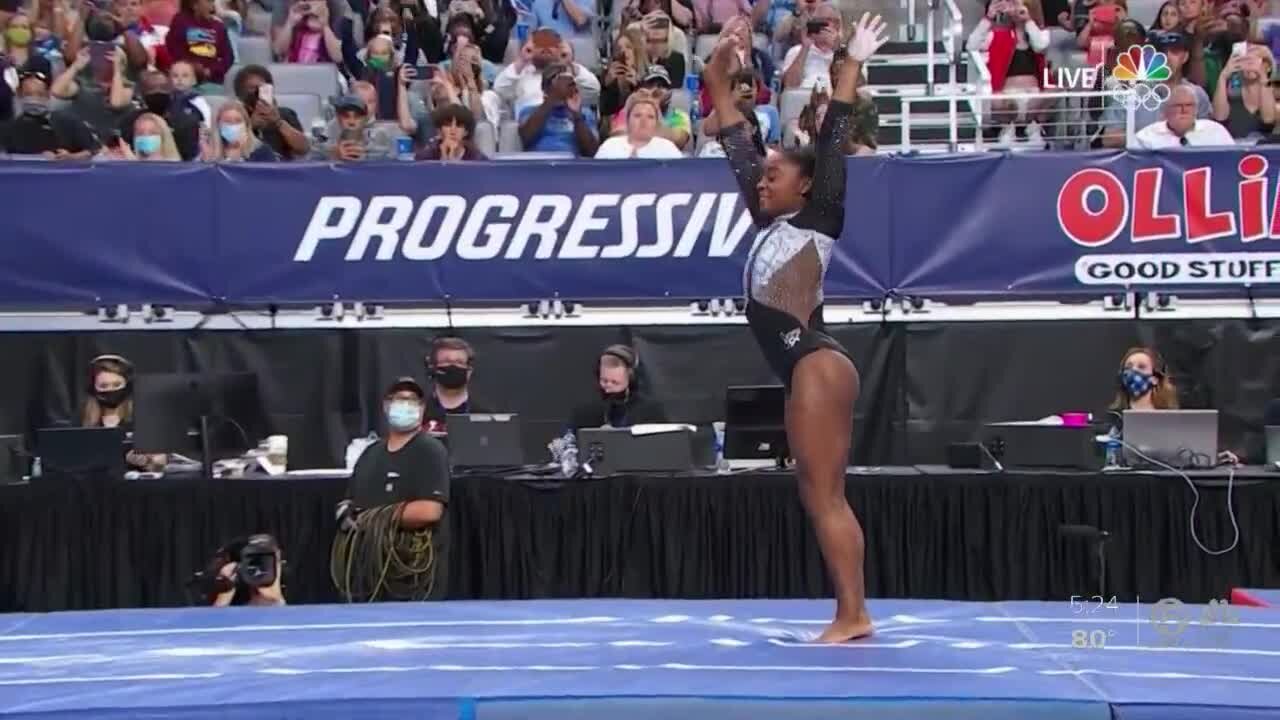 Seven for Simone; Biles claims another US Gymnastics title