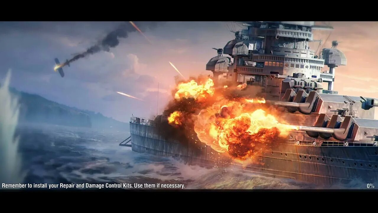 Blasting with South Carolina - World of Warships Blitz - Played on Mobile Phone