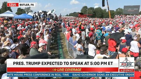 MAGA Rally in Butler, PA: Waiting for Main Event Part 1