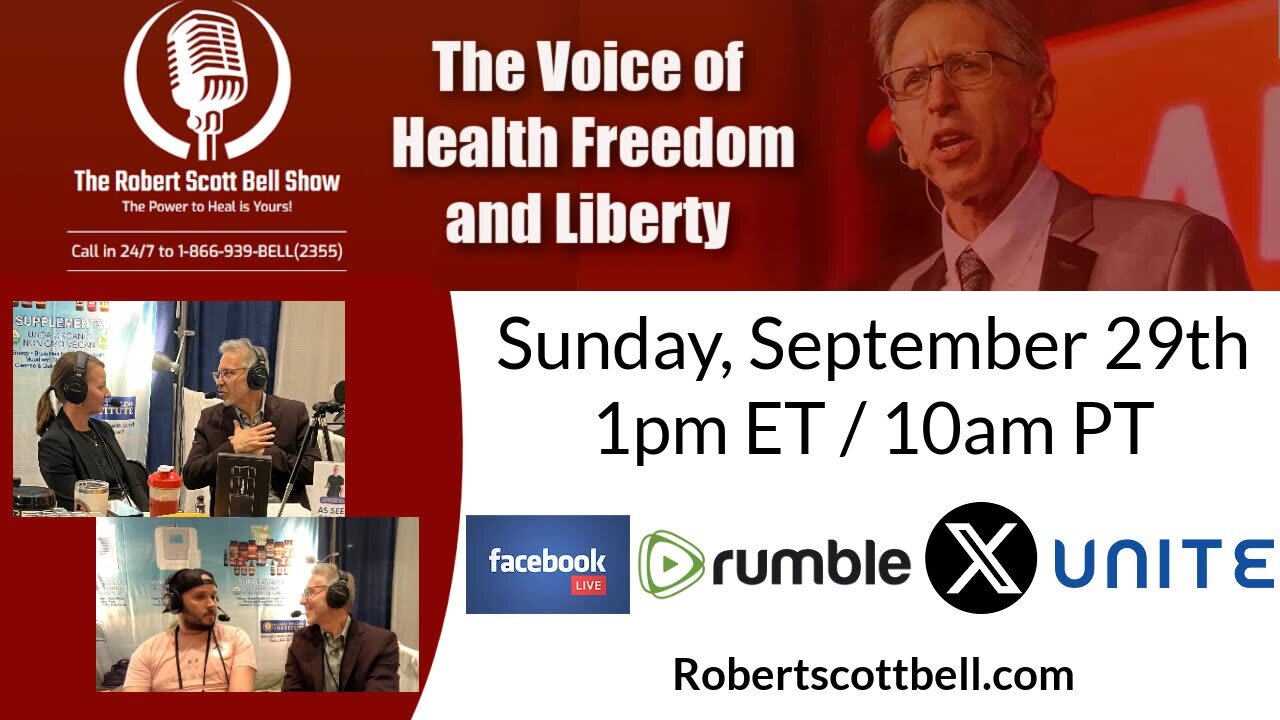 A Sunday Conversation at The Health Freedom Expo with Leah Wilson and Mike Dillon - The RSB Show 9-29-24