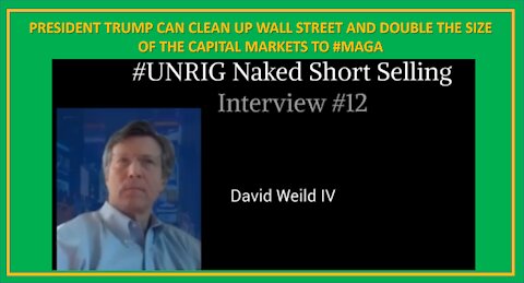 President Trump Can Clean Up Wall Street and Double the Size of the Capital Markets to #MAGA