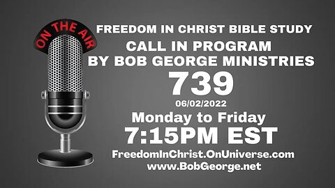 Call In Program by Bob George Ministries P739 | BobGeorge.net | Freedom In Christ Bible Study