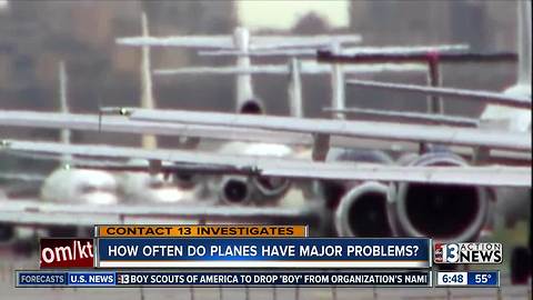 How often do planes have problems?