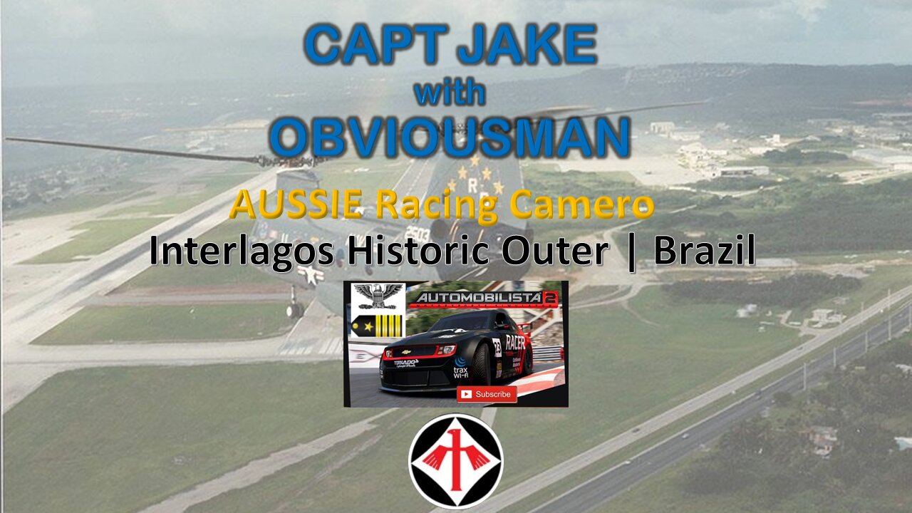 Race 2 | CAPT JAKE with Obviousman | AUSSIE Racing Camero | Interlagos Historic Outer AMS2