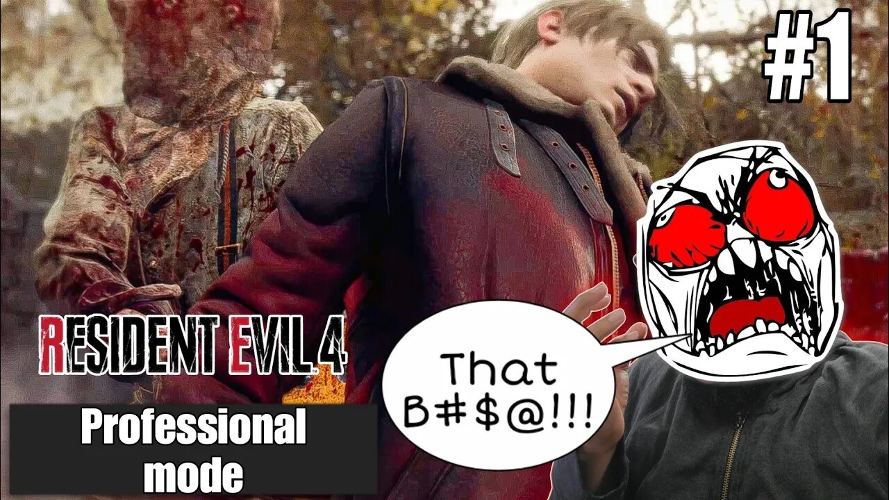 RESIDENT EVIL 4 REMAKE PROFFESIONAL MODE PLAYTHROUGH(PS5) prt1