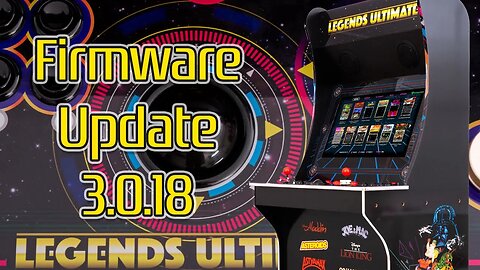 atGames Legends Ultimate Firmware Update 3.0.18