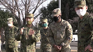 Garrison CSM Observes JGSDF Training