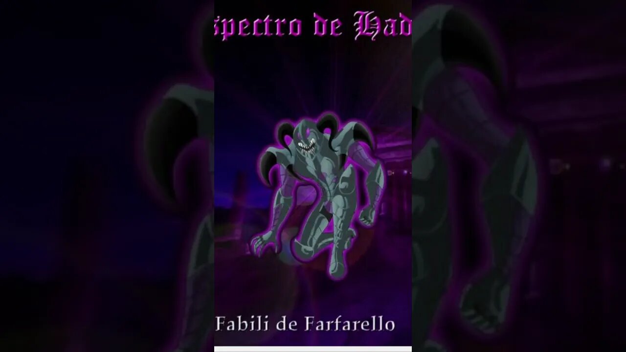 Os Cavaleiros Do Zodíaco - Espectro De Hades Fabili De Farfarello Anime